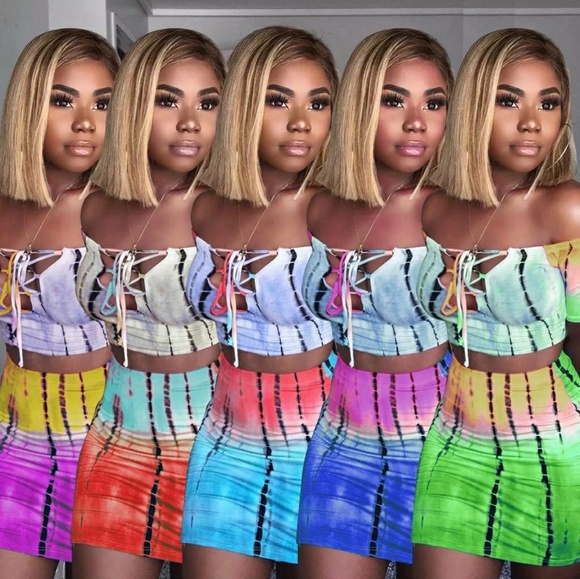 Dresses & Skirts - Tie dye 2 piece